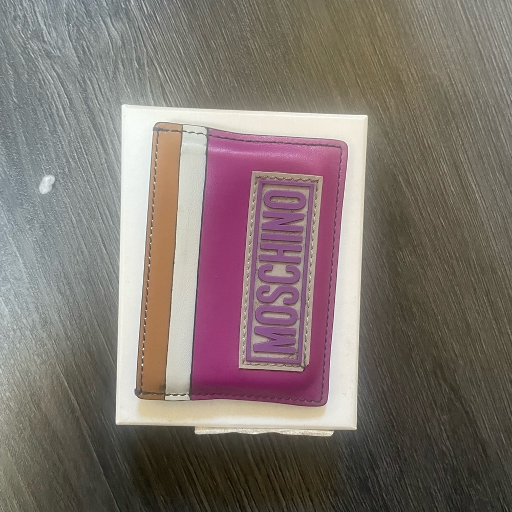 Moschino card wallet